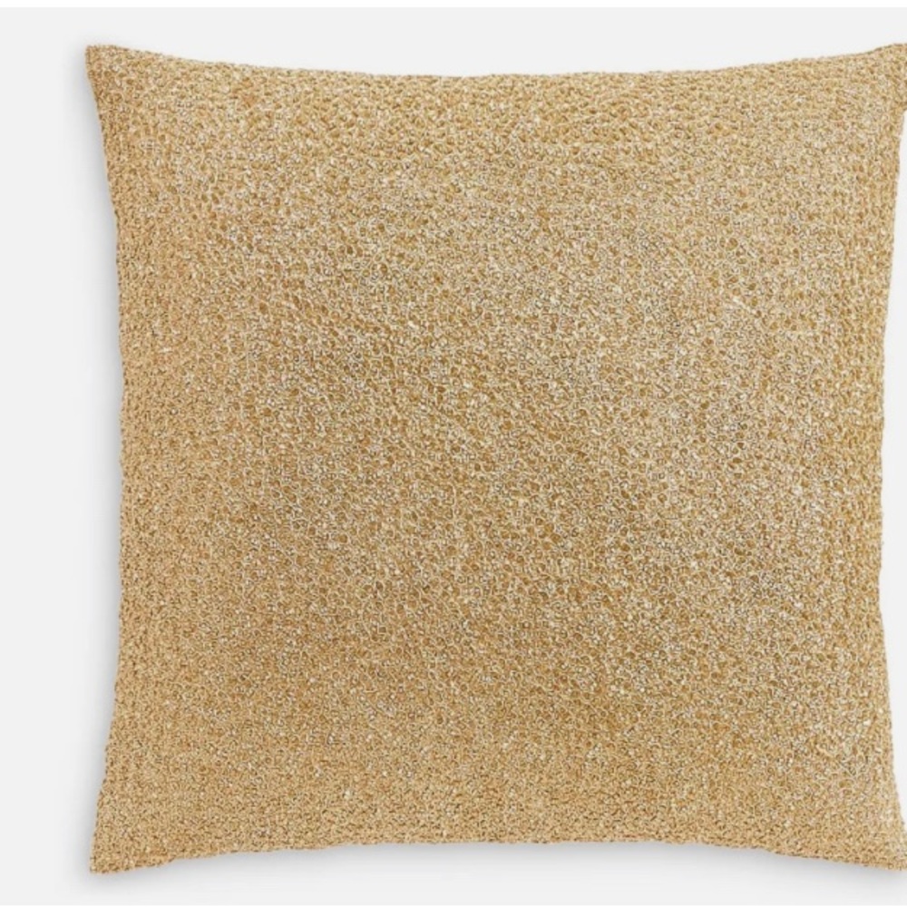 Hudson Park Collection Piano Wire Decorative Pillow 18 x 18 Inch